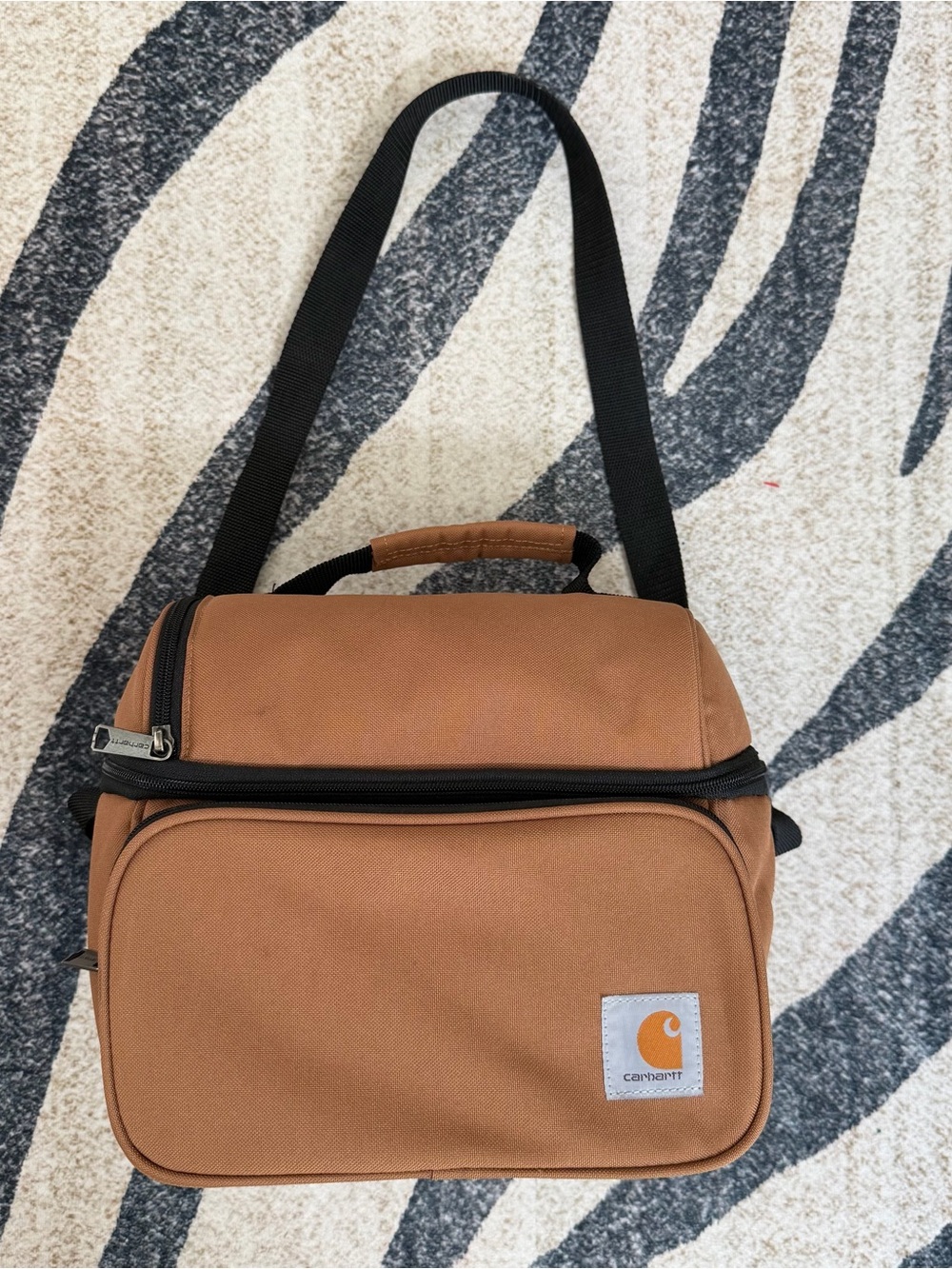 Carhartt Deluxe Dual Compartment Insulated Lunch Cooler Bag NWOT